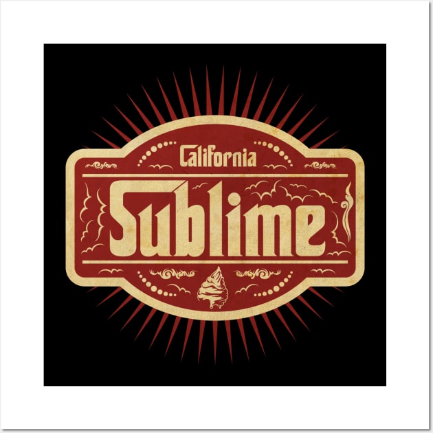 California Vintage Label Wall Art by CTShirts